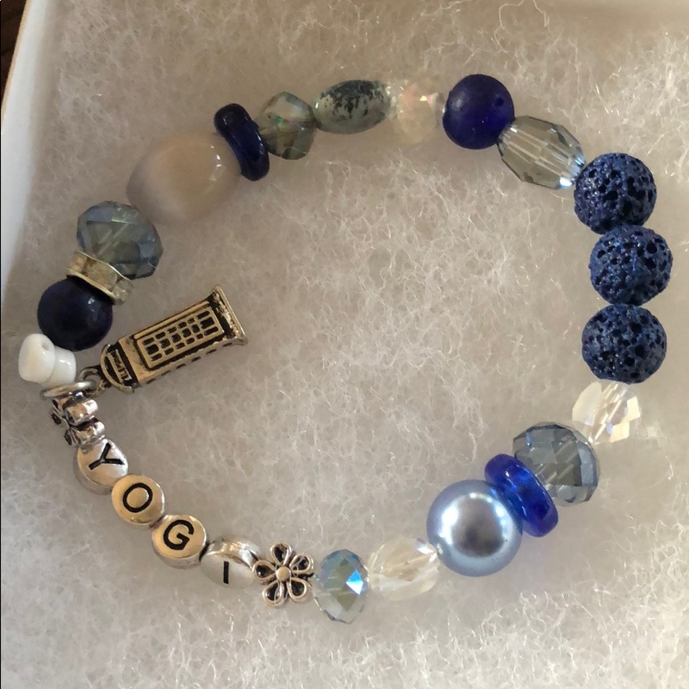 Hand beaded bracelet